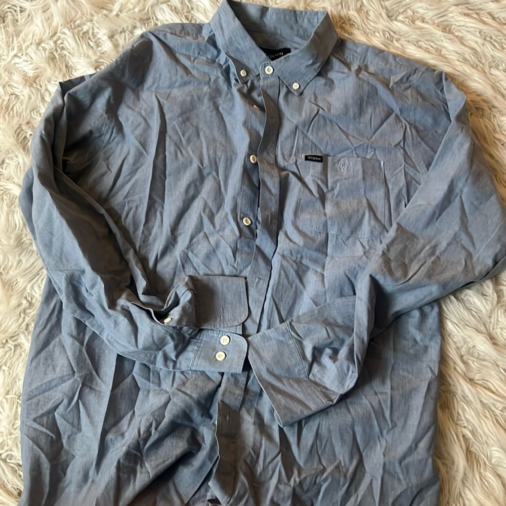 Brixton long sleeve button up EUC